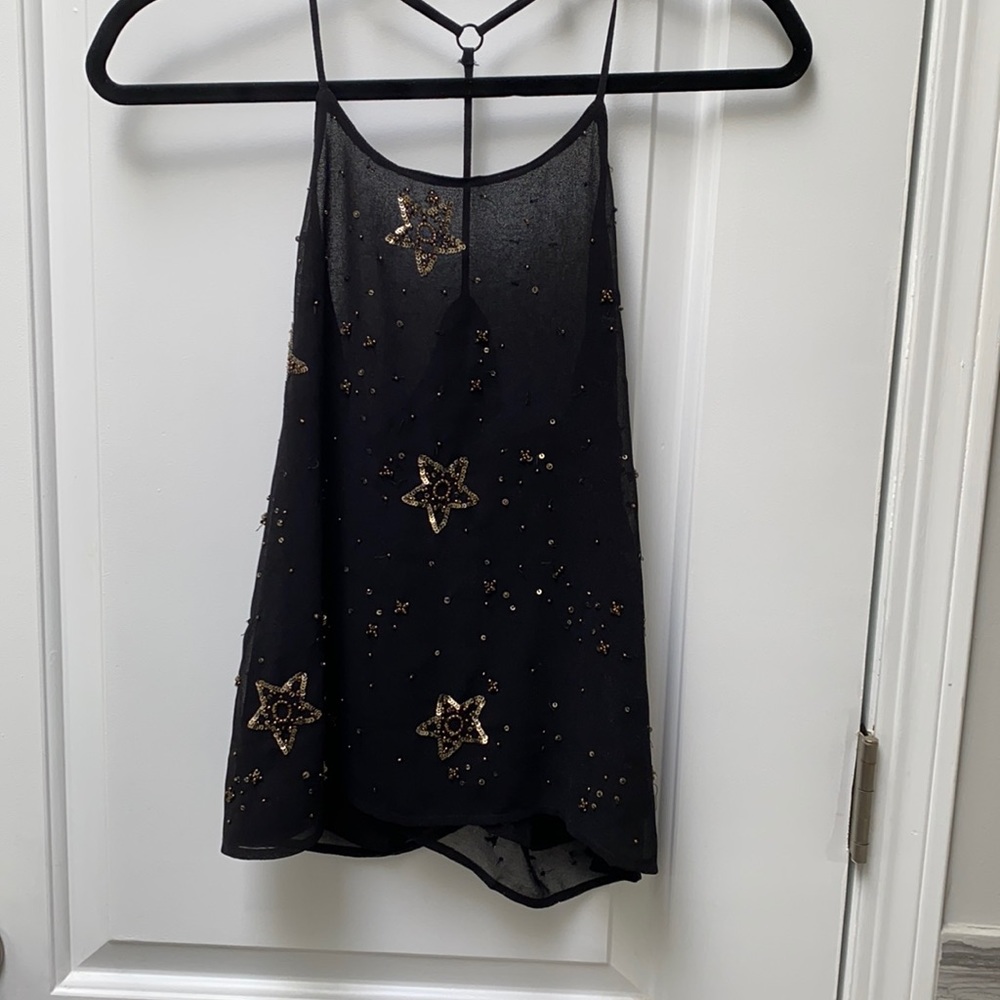 🔮 Free People Embellished Star tank ✨ - Picture 2 of 9